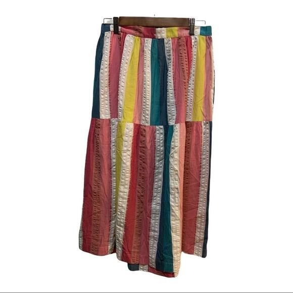 Emily and Fin “Iona” skirt maxi vertical striped Le Soleil line - Picture 2 of 7